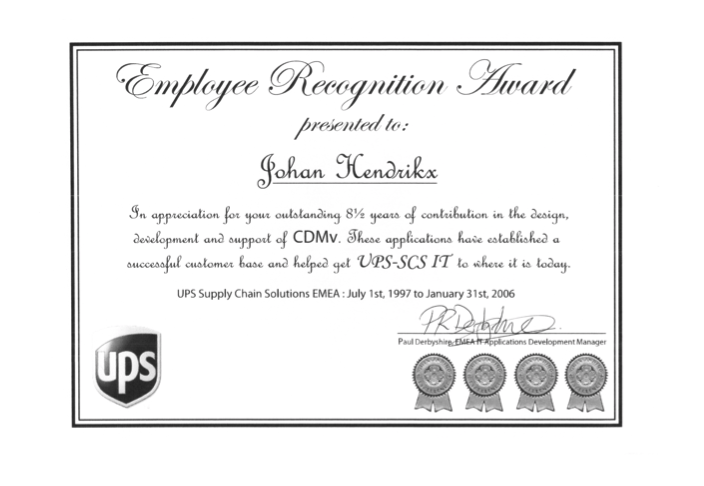 ups award